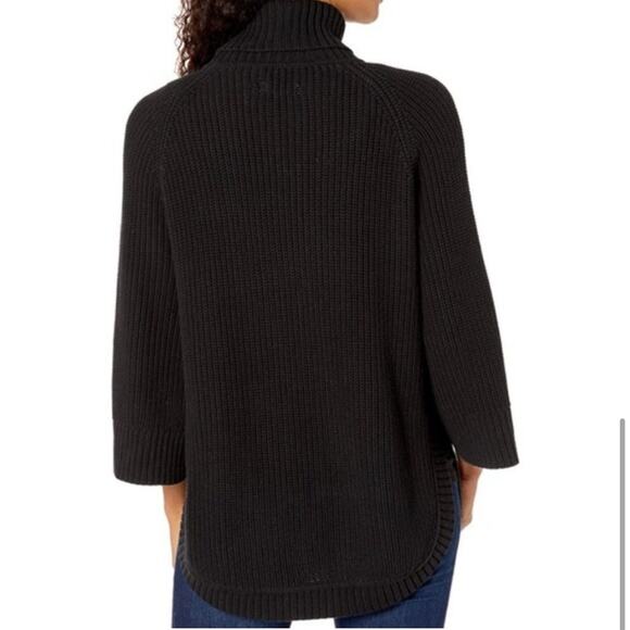 UGG Raelynn black turtleneck funnel chunky ribbed sweater tunic size Small - Picture 16 of 16